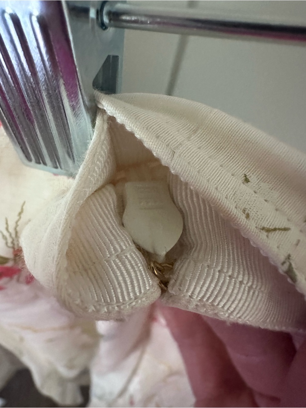 Tory Burch Cream Floral Pleated Midi Skirt - Picture 3 of 5